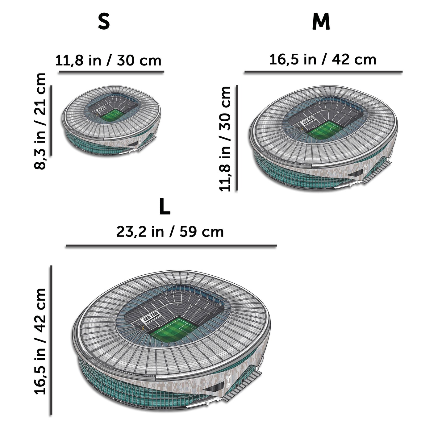 Stadium Tottenham Hotspur FC® - Puzzle en Bois