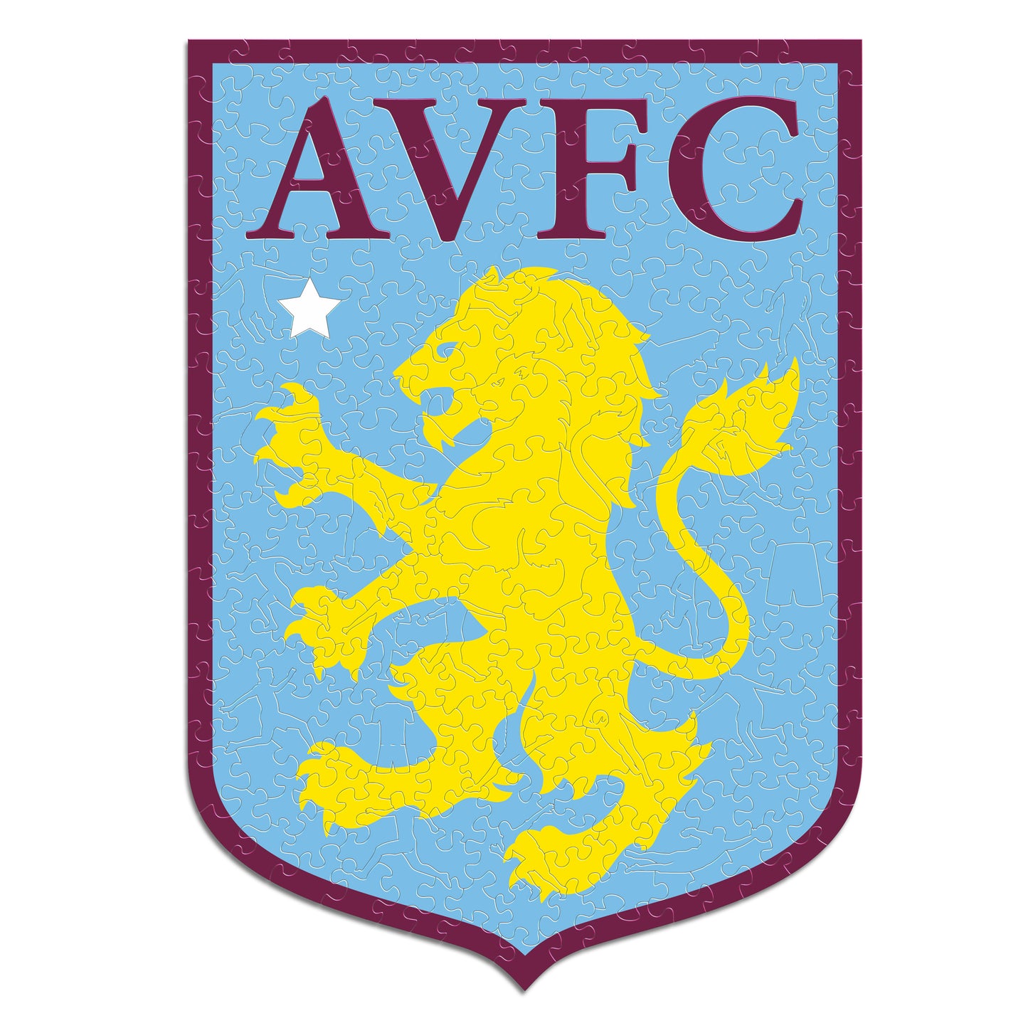 Logo Aston Villa FC® - Puzzle Officiel en Bois