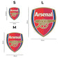 2 PACK Arsenal FC® Logo + Retro Logo