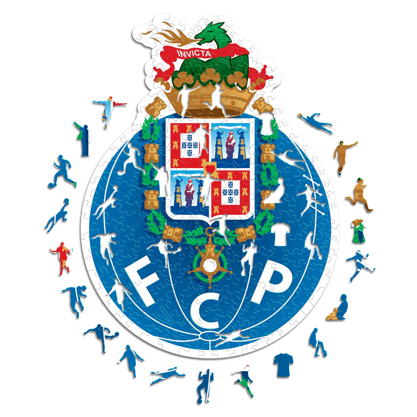 Logo FC Porto® - Puzzle Officiel en Bois