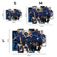 5 Joueurs FC Inter® - Puzzle Officiel en Bois