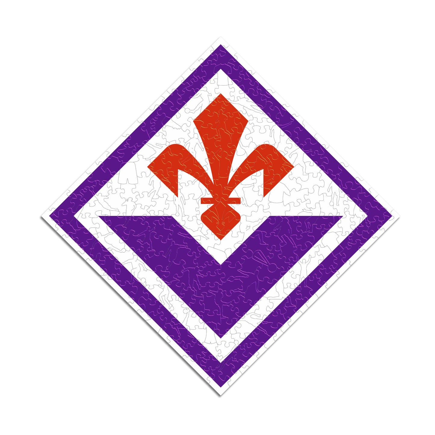 Logo ACF Fiorentina® - Puzzle Officiel en Bois