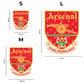 Logo Retro Arsenal FC® - Puzzle Officiel en Bois