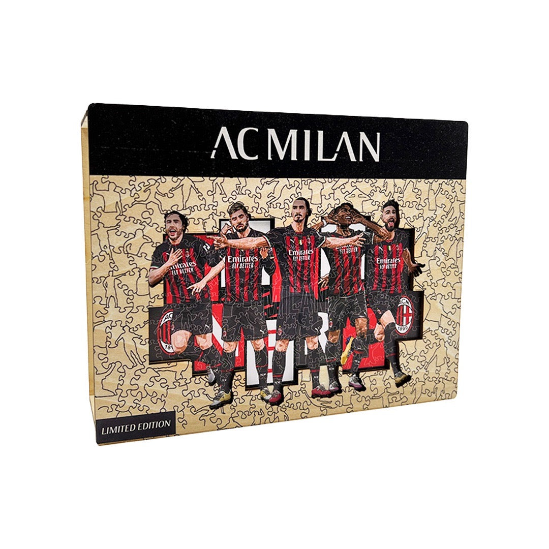 5 Joueurs AC Milan® - Puzzle Officiel en Bois (ÉDITION LIMITÉE)
