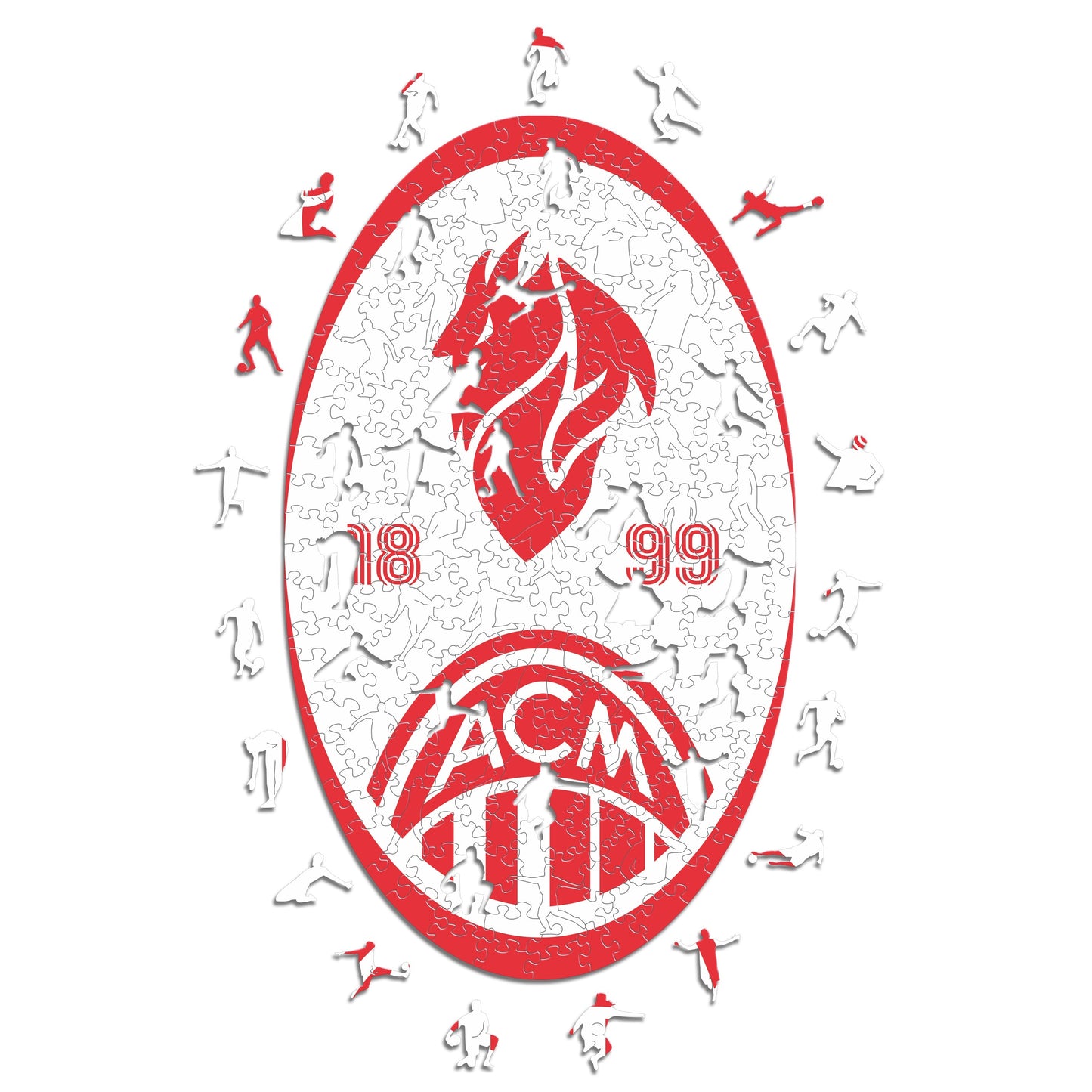 2 PACK AC Milan® Logo + Retro Logo