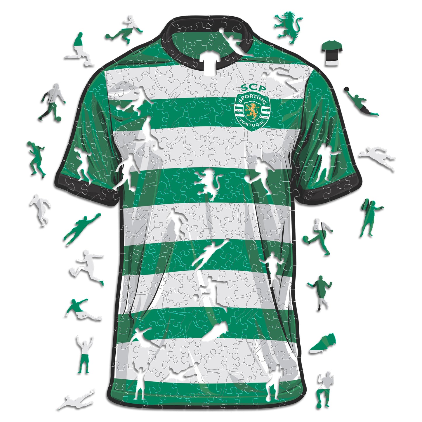 Maillot Sporting CP® - Puzzle en Bois