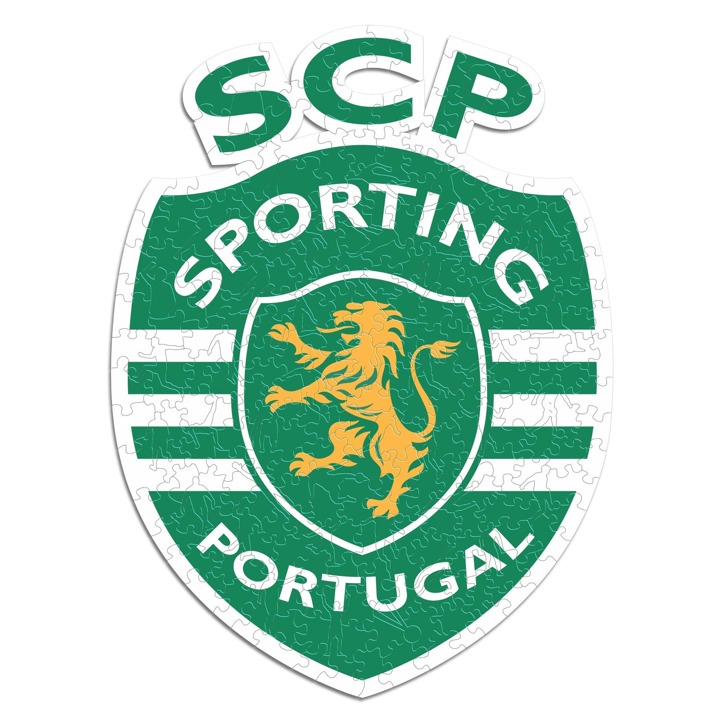 Logo Sporting CP® - Puzzle en Bois