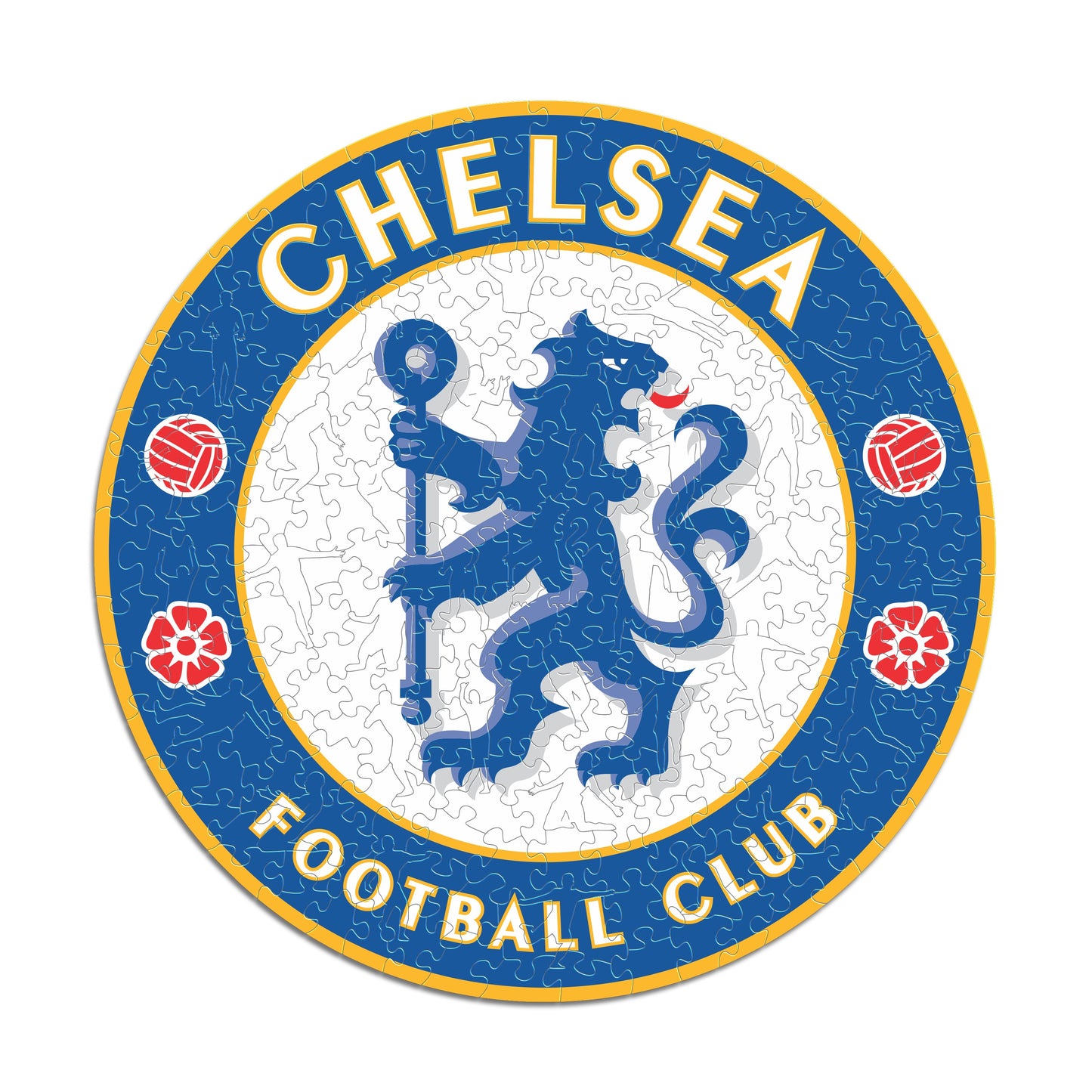 Logo Chelsea FC® - Puzzle Officiel en Bois