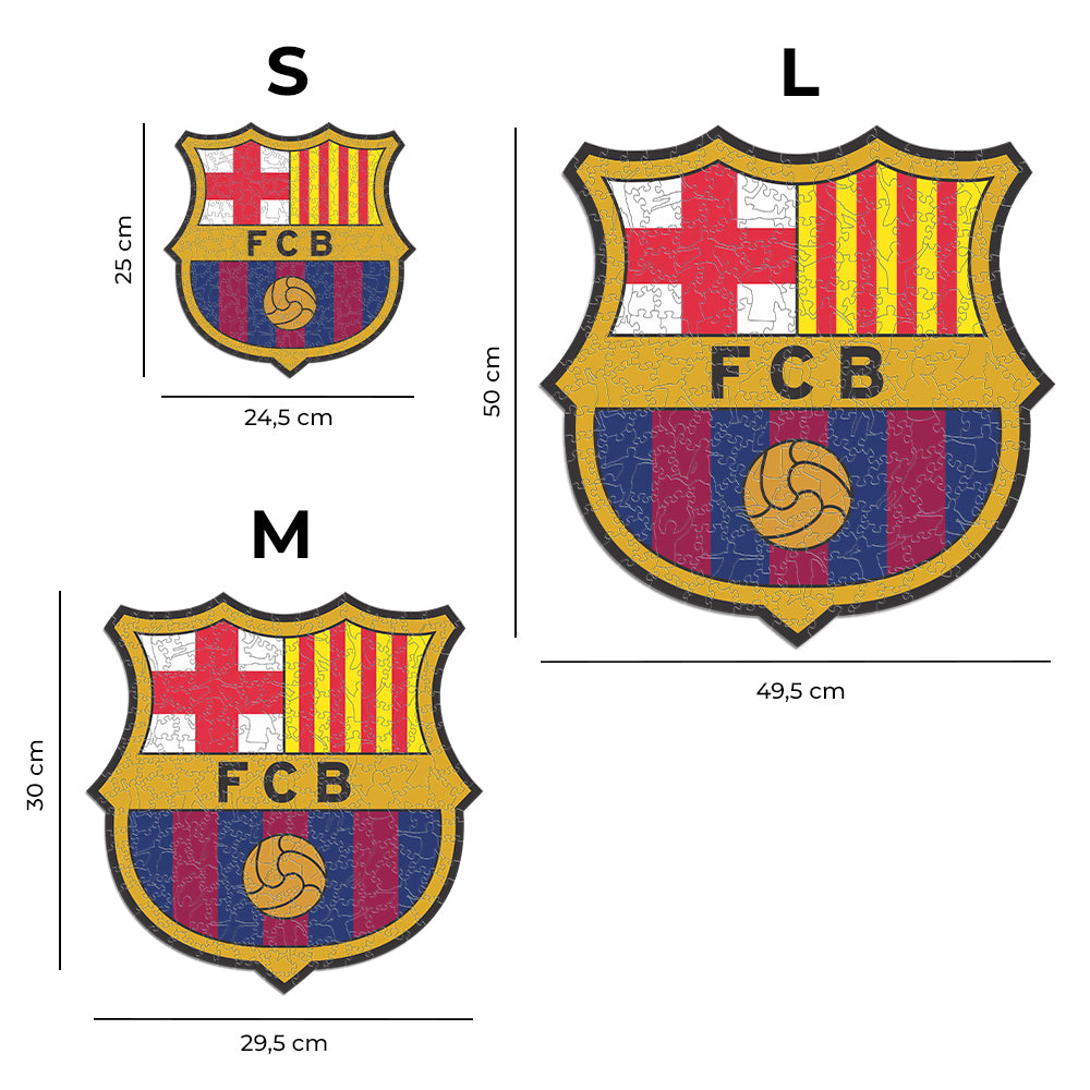Logo FC Barcelona® - Puzzle Officiel en Bois