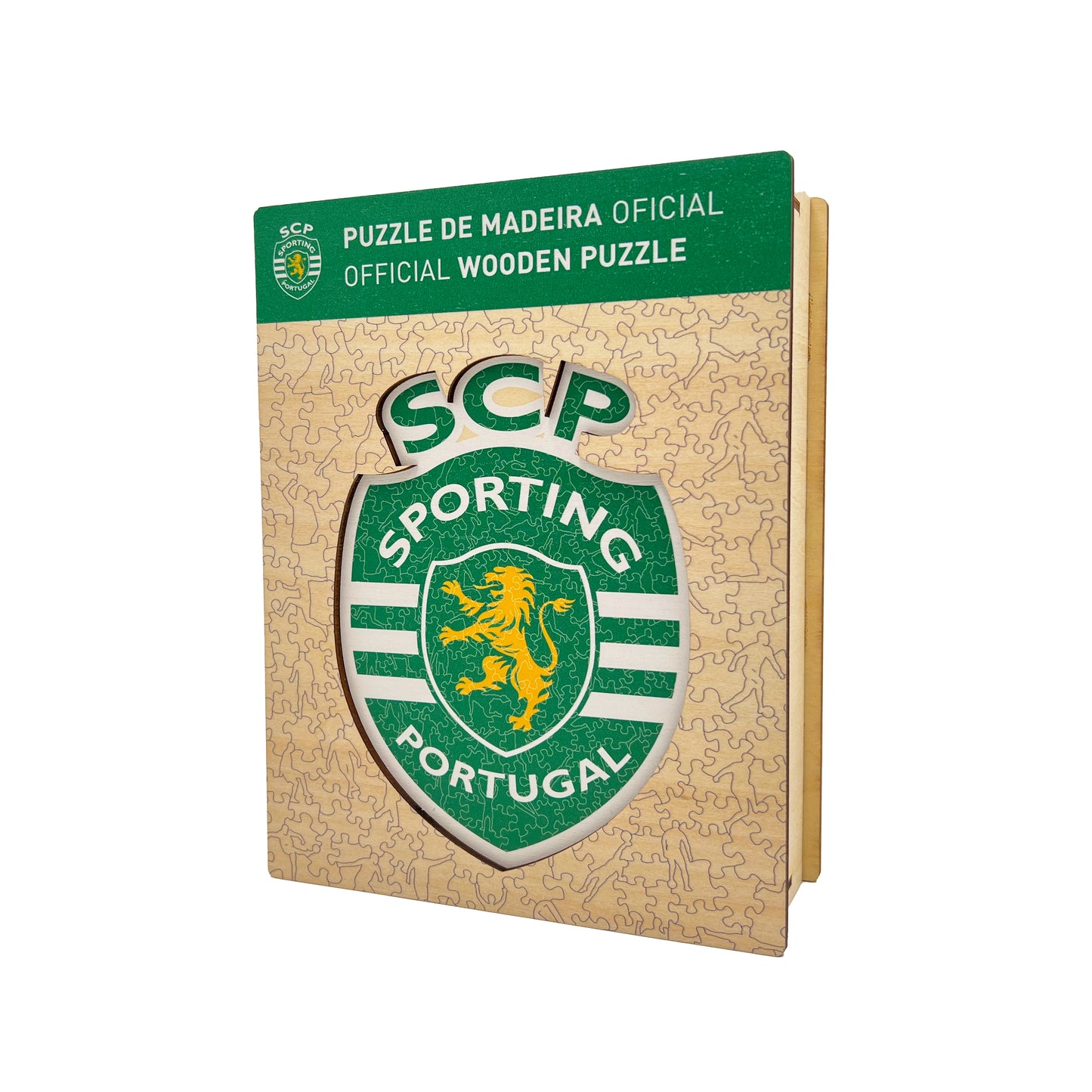 Logo Sporting CP® - Puzzle en Bois