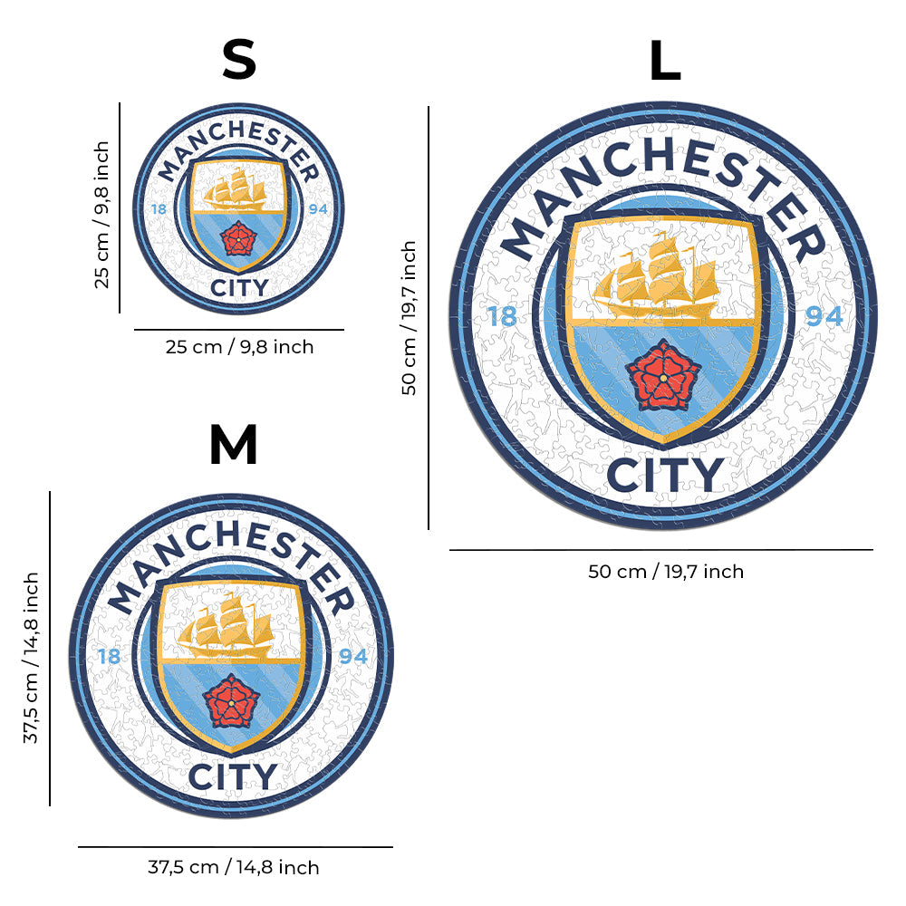 2 PACK Manchester City FC® Logo + De Bruyne