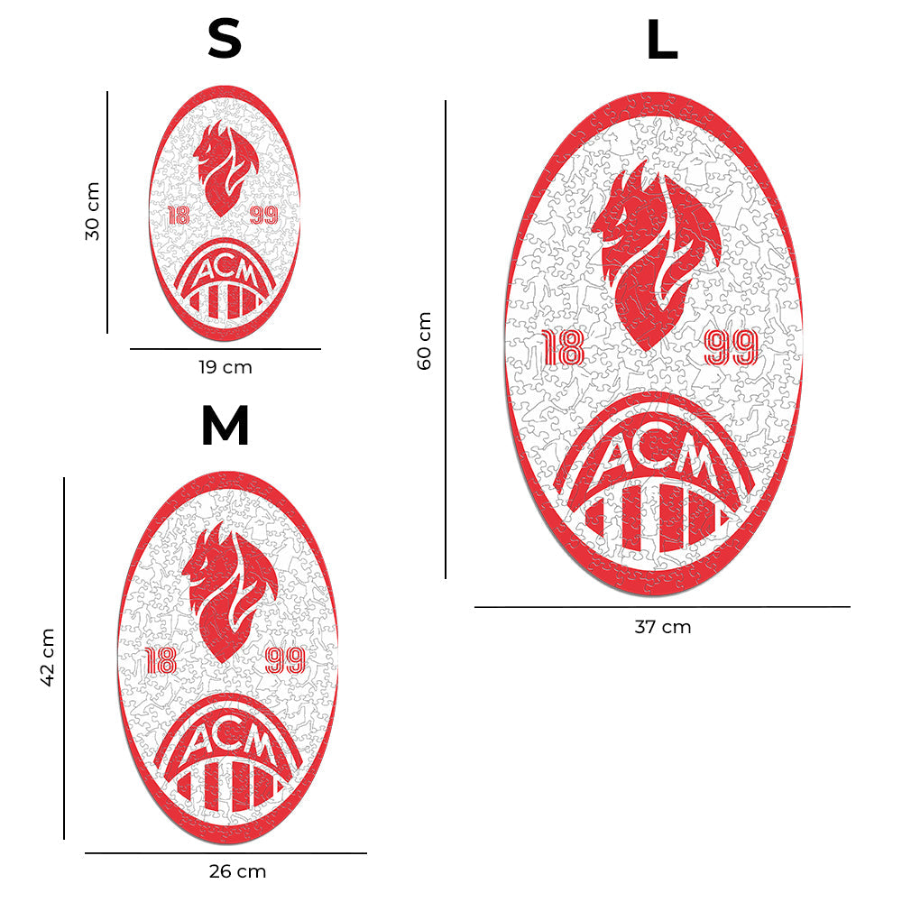 2 PACK AC Milan® Logo + Retro Logo