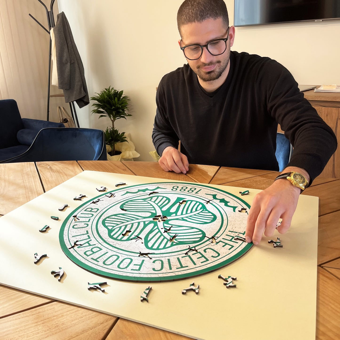 Logo Celtic FC® - Puzzle Officiel en Bois