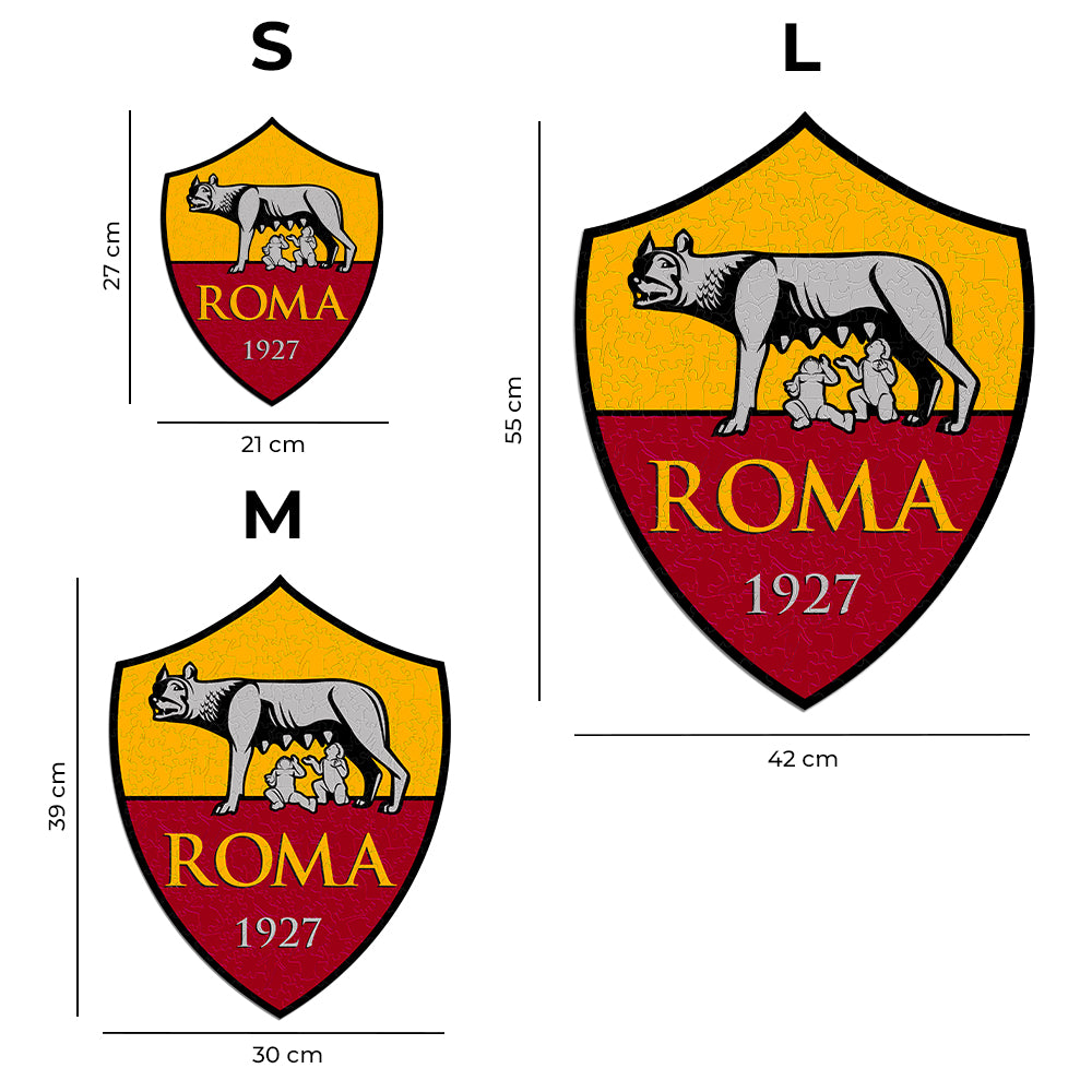 Logo AS Roma® - Puzzle Officiel en Bois