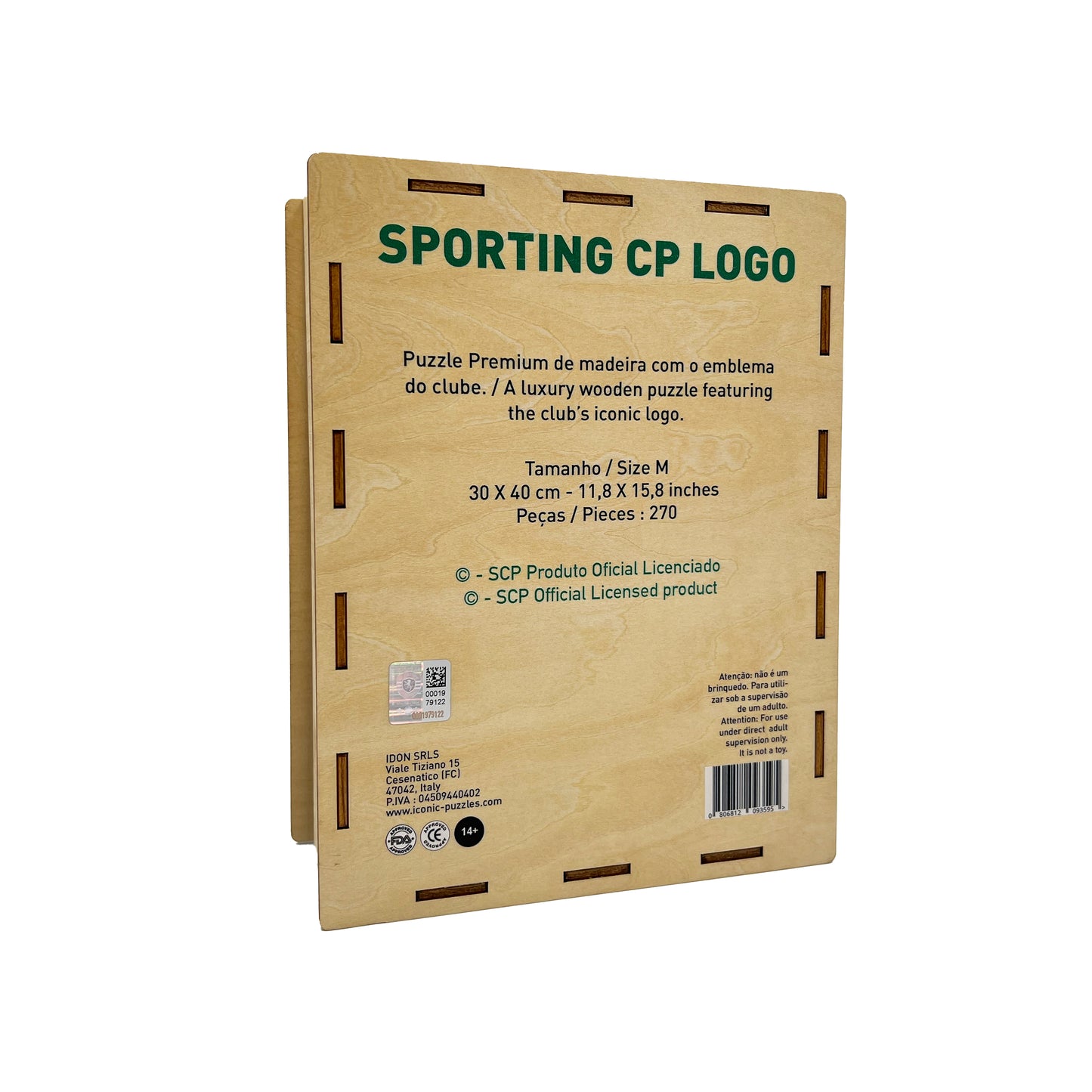 Logo Sporting CP® - Puzzle en Bois